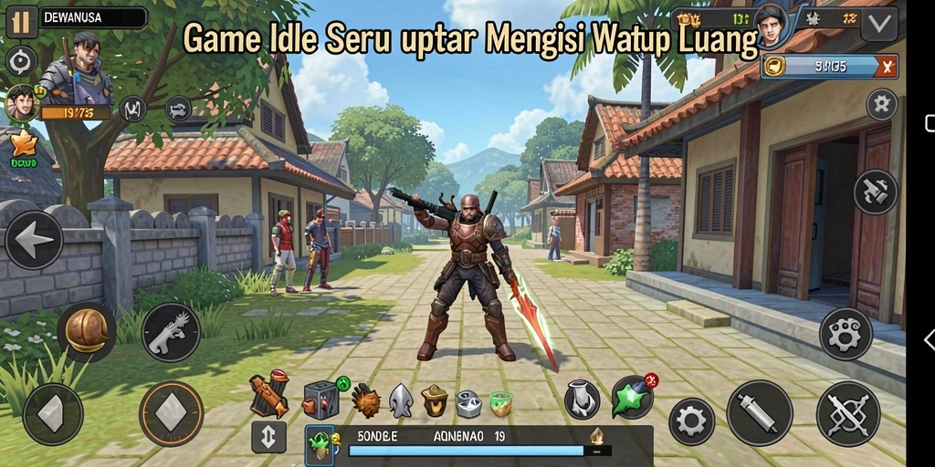 Tampilan grafis menarik saat gameplay DEWANUSA yang seru.