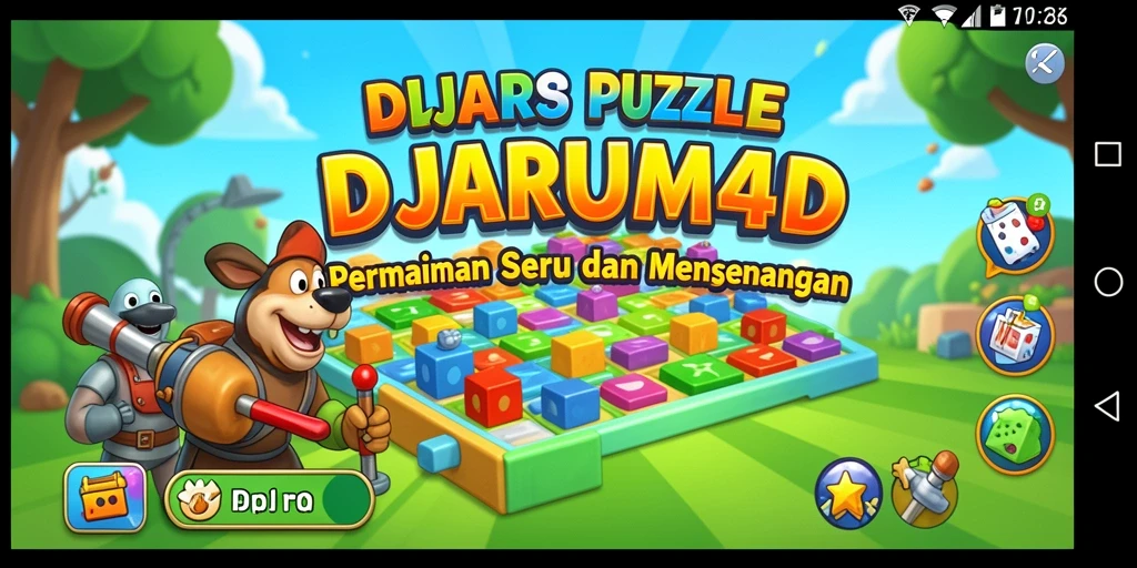 Tampilan gameplay DJARUM4D yang menarik dan penuh warna.