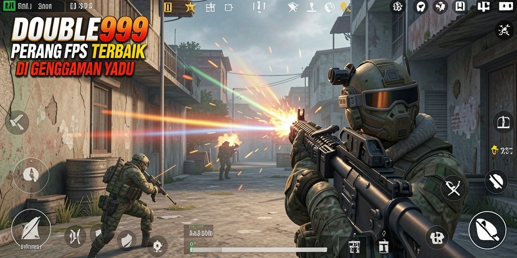 Gameplay intens dalam <strong>DOUBLE999</strong> yang penuh aksi dan strategi.