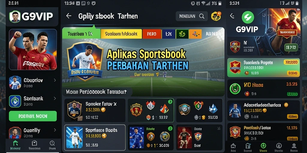 Tampilan antarmuka G9VIP yang menarik dan mudah digunakan.