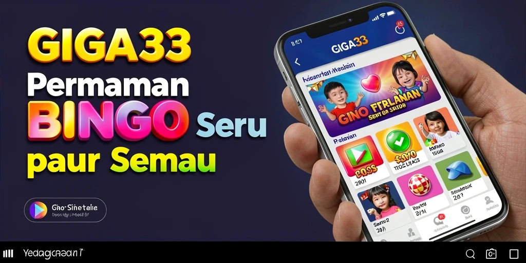 Screenshot gameplay GIGA33 yang menampilkan momen seru Bingo.