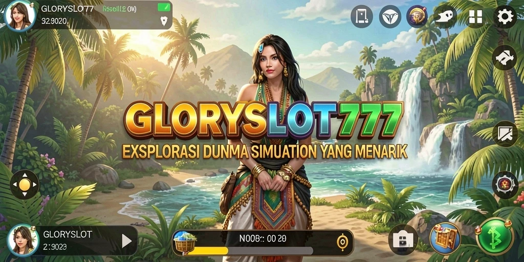 Tampilan gameplay menarik dari GLORYSLOT777 yang memukau.