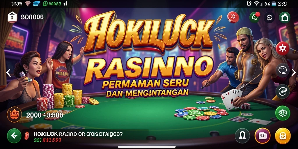Screenshot HOKILUCK menampilkan gameplay Kasino yang mendebarkan dan menarik.
