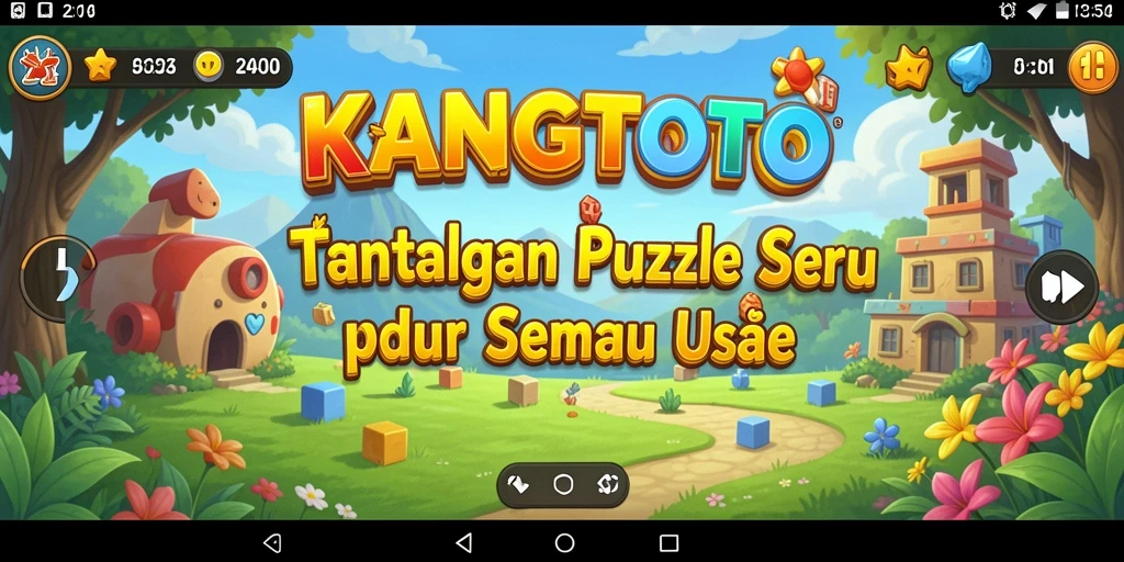 Tampilan gameplay menarik KANGTOTO dengan berbagai puzzle.