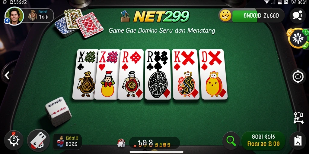 Screenshot gameplay NET29 menampilkan aksi seru dalam permainan Domino.