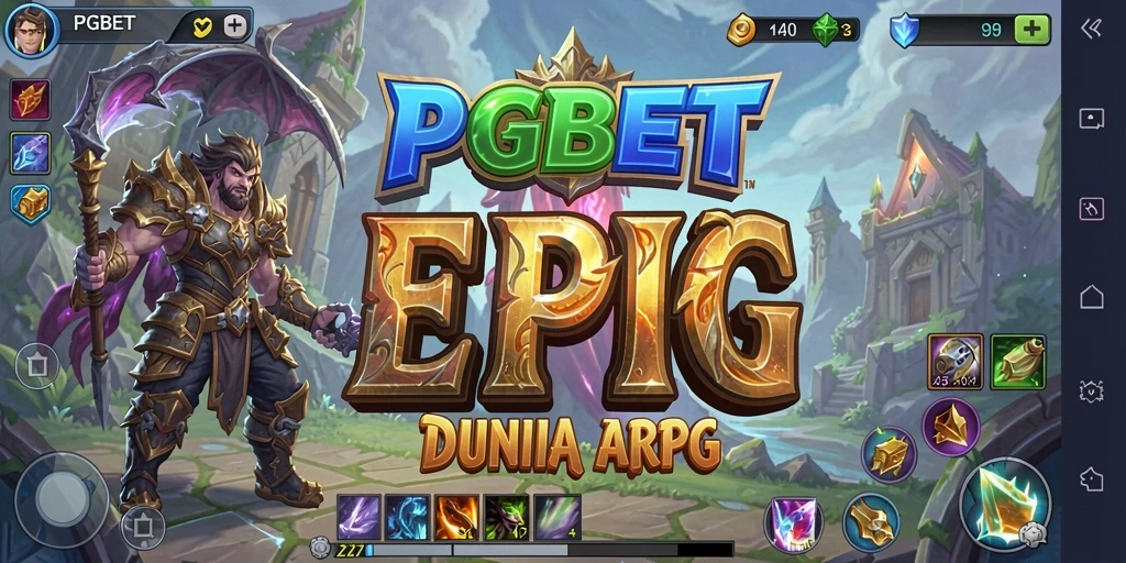 Tangkapan layar permainan PGBET yang menunjukkan aksi seru dalam petualangan ARPG.