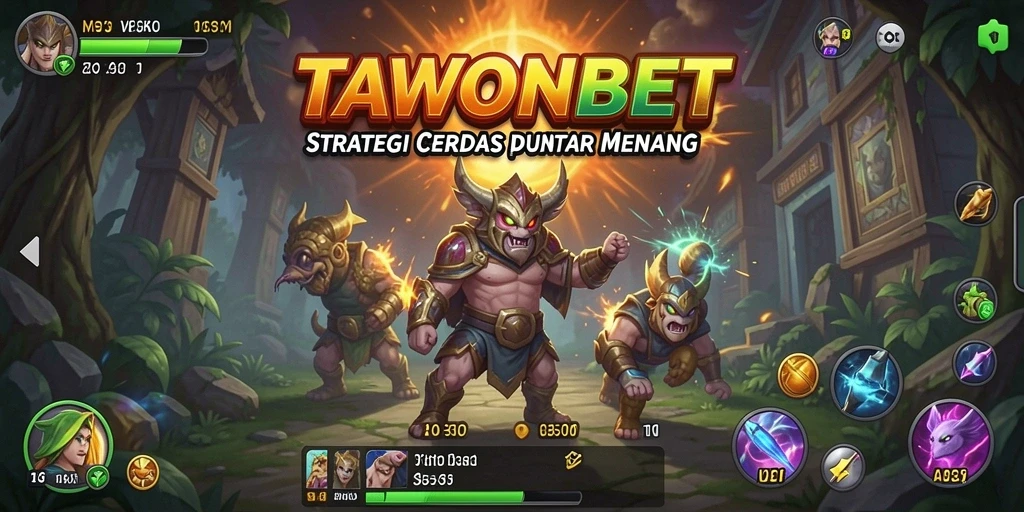 Screenshot gameplay TAWONBET menampilkan aksi strategi mendebarkan.