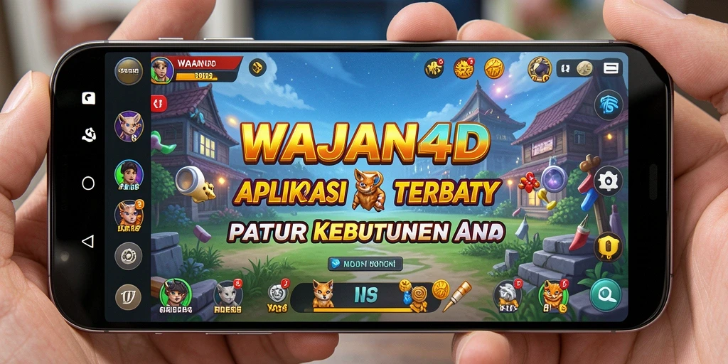 Tampilan utama WAJAN4D dengan fitur pengingat yang canggih.