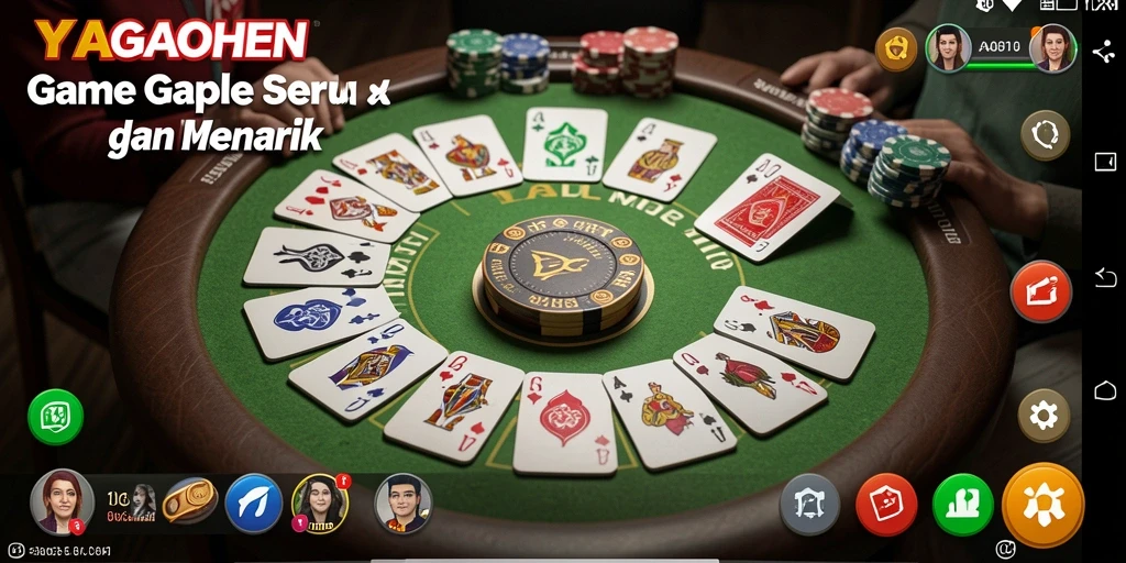 Tampilan gameplay seru YAGAOHEN dengan pemain yang berkompetisi.